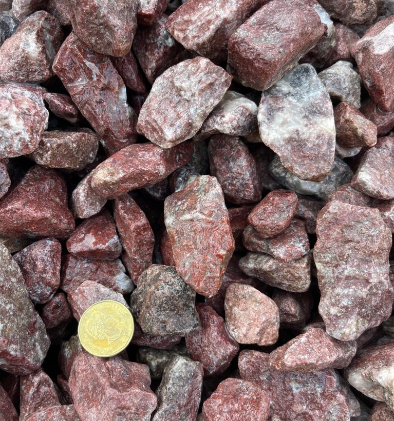 40mm Purple Sparkle Rock