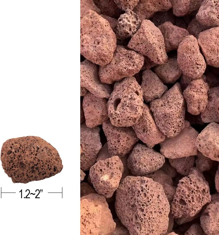 Medium Red Lava Rock